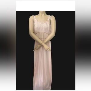 MC 1950's Vintage Seamprufe
Pink Nylon Nightgown Sz 36 Med